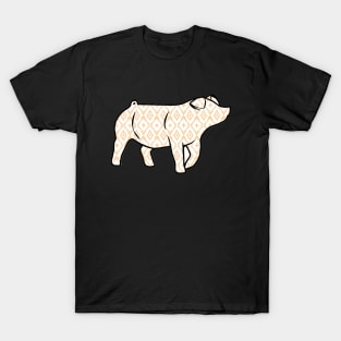 Rustic Yellow aztecPig Silhouette 1 - NOT FOR RESALE WITHOUT PERMISSION T-Shirt